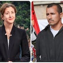 La líder política Ingrid Betancourt y Alexander Farfán, conocido con el alias de Gafas.