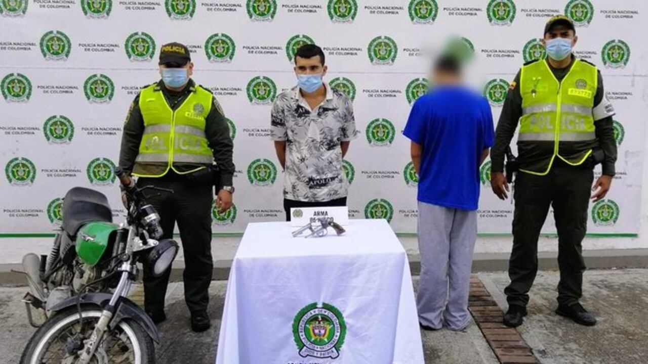 Los presuntos asesinos de dos policías en Ibagué