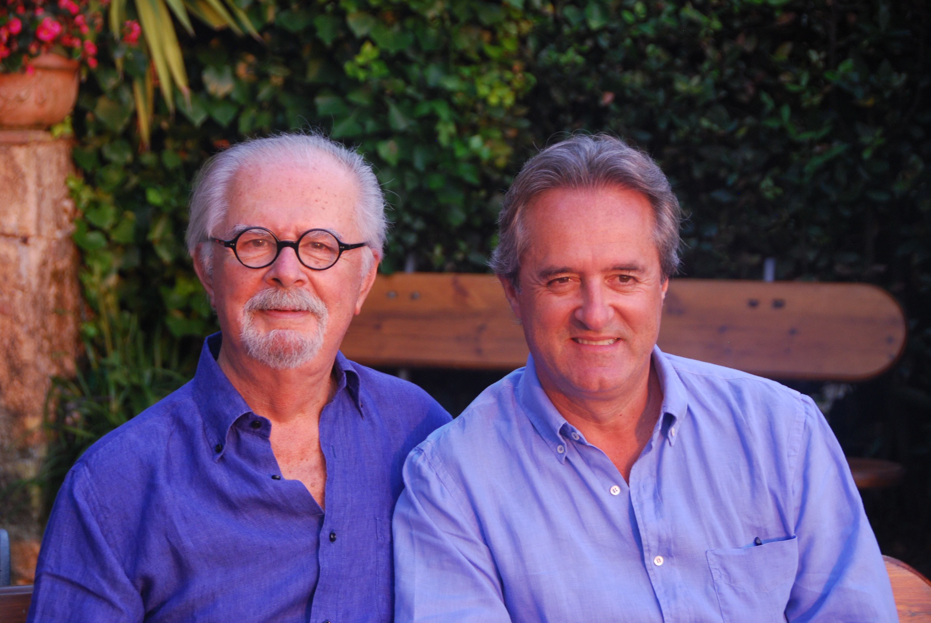 Fernando Botero y su hijo, Fernando Botero Zea.