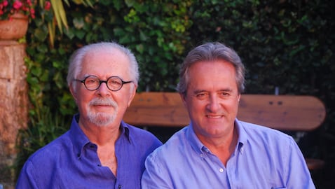 Fernando Botero y su hijo, Fernando Botero Zea.