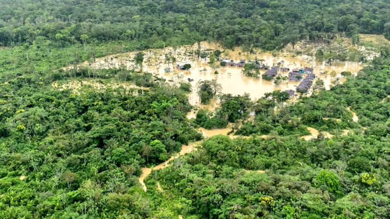 Las fuertes lluvias han afectado a cinco municipios del Urabá antioqueño.