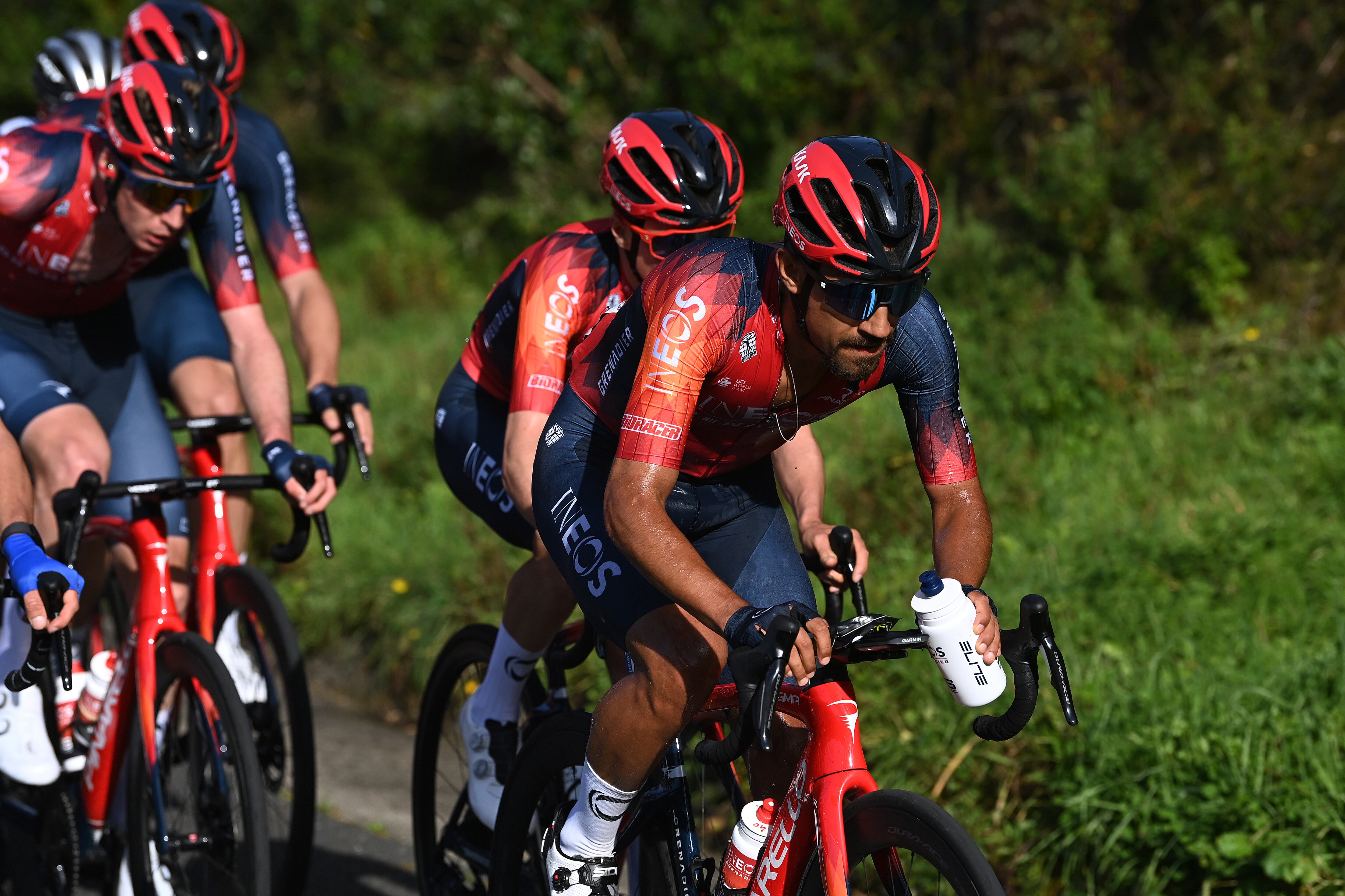 ALTO DA FÓIA, PORTUGAL - FEBRUARY 16: Daniel Martinez of Colombia and Team INEOS Grenadiers competes during the 49th Volta ao Algarve em Bicicleta 2023, Stage 2 a 186.3km stage from Sagres to Alto da Fóia 888m / #VAlgarve2023 / on February 16, 2023 in Alto da Fóia, Portugal. (Photo by Tim de Waele/Getty Images)