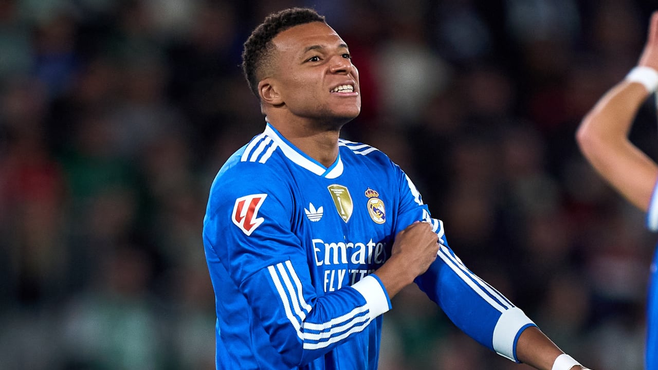 Mbappé anotó póker con Real Madrid, ante Olympiacos, en Champions.