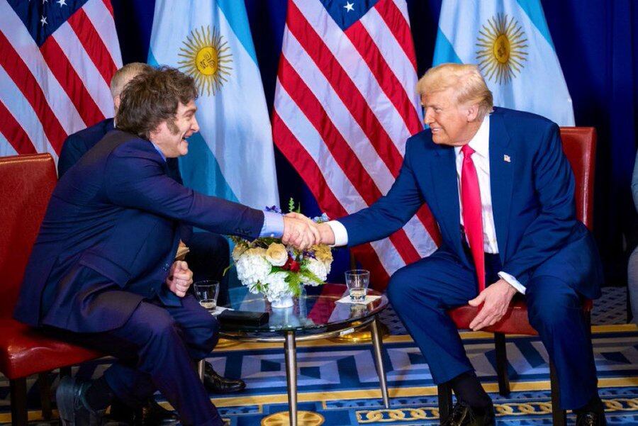 Javier Milei se reunió este sábado con Donald Trump al término de una convención conservadora en Estados Unidos.