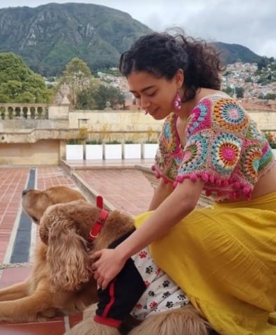 Sofía Petro estuvo de vacaciones en las playas colombianas.
