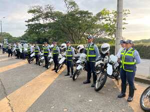 Un total de 30 agentes de tránsito estarán encargados de regular el flujo vehicular.