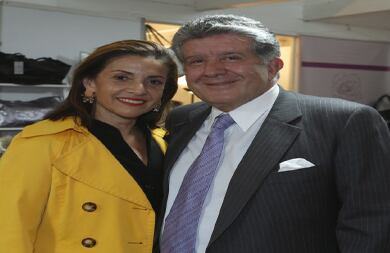 Marianela Manrique y Julio César Turbay.