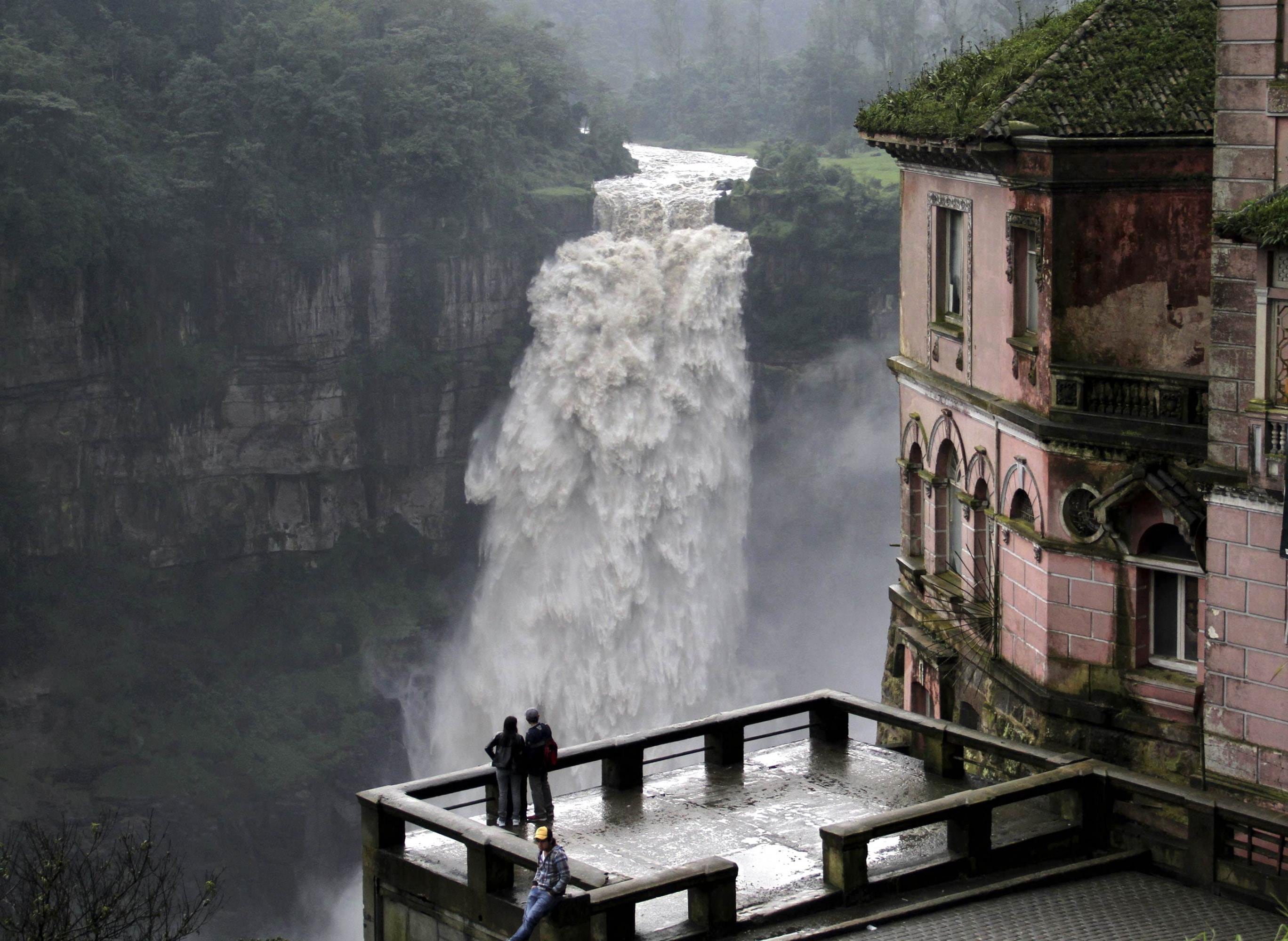 Salto del Tequendama ubicado en el municipio de Soacha, Bogotá.