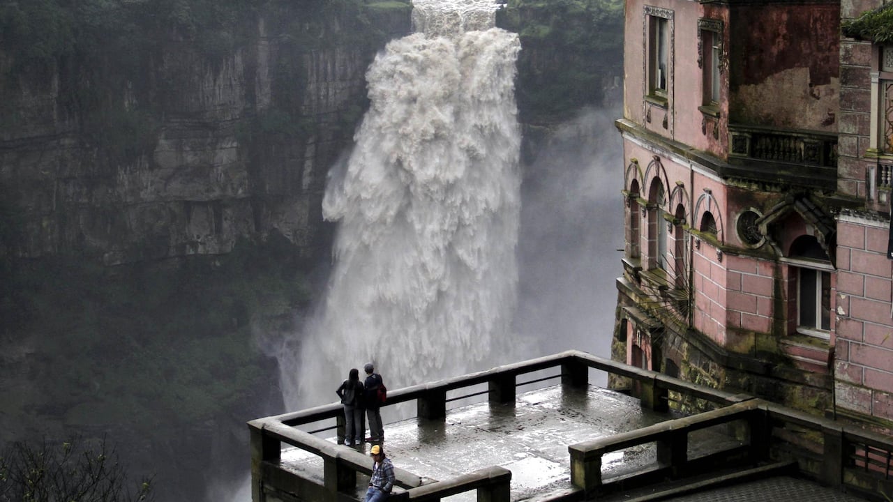 Salto del Tequendama ubicado en el municipio de Soacha, Bogotá.