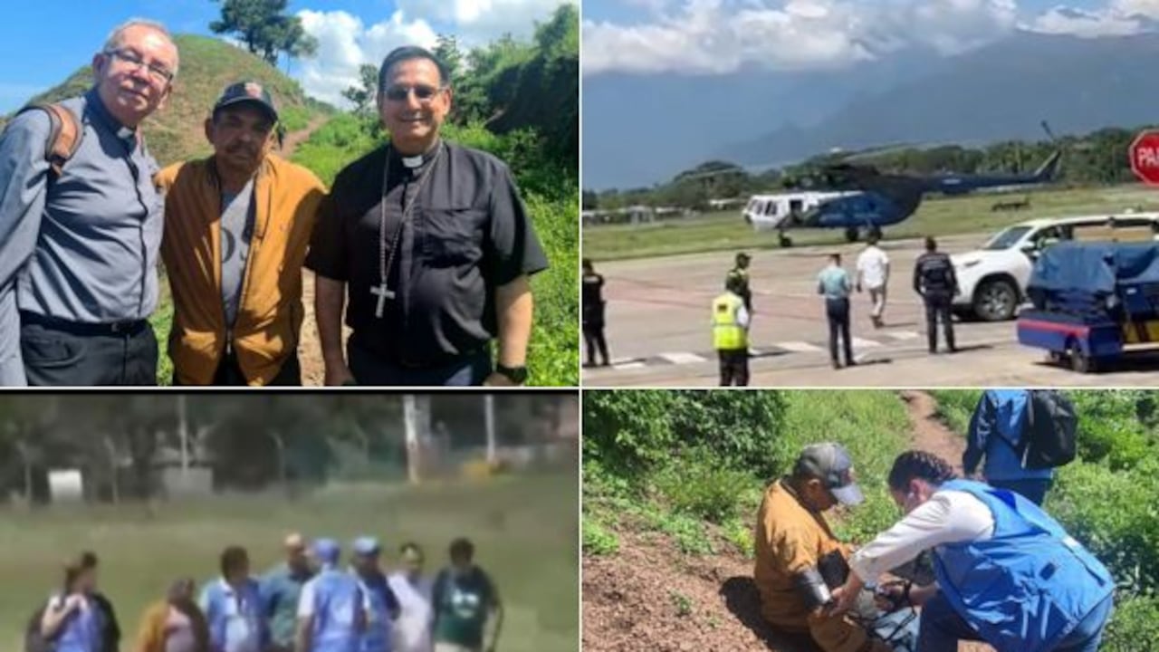 Primero momentos de la liberación de Luis Manuel Díaz, el papá del futbolista Luis Díaz.