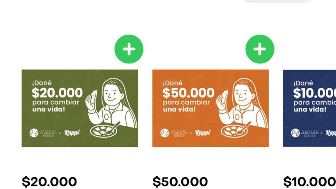 Para donar, deben ingresar a Turbo, seleccionar la opción “Banco de Alimentos” y elegir el monto que desean aportar.