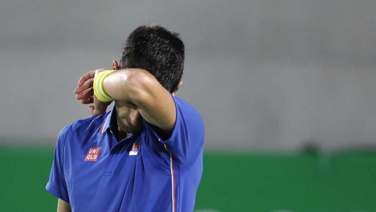 Novak Djokovic y una oportunidad olímpica perdida en su mejor momento. Foto: AP Photo/Charles Krupa