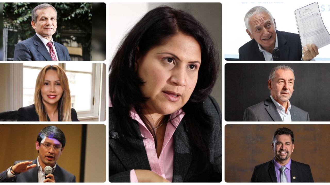 Yidis Medina y los líderes de la Alianza Verde que hacen parte del gobierno de Gustavo Petro.