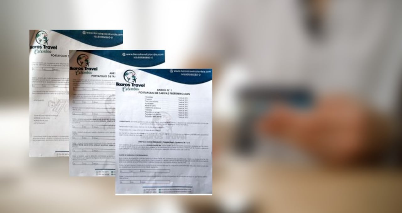 A las víctimas le hacen firmar contratos en el que consta la adquisición de la supuesta membresía a Ikaros Travel