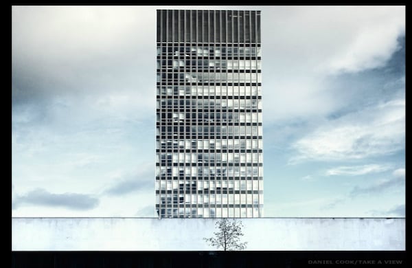 Una imagen de la Torre de las Artes de la Universidad de Sheffield por Daniel Cook resultó ganadora en la categoría ‘Visión urbana’. 