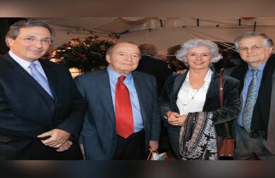 Pablo Echeverri, Iván Puyo, Mariana de Rivera y Víctor Rivera.