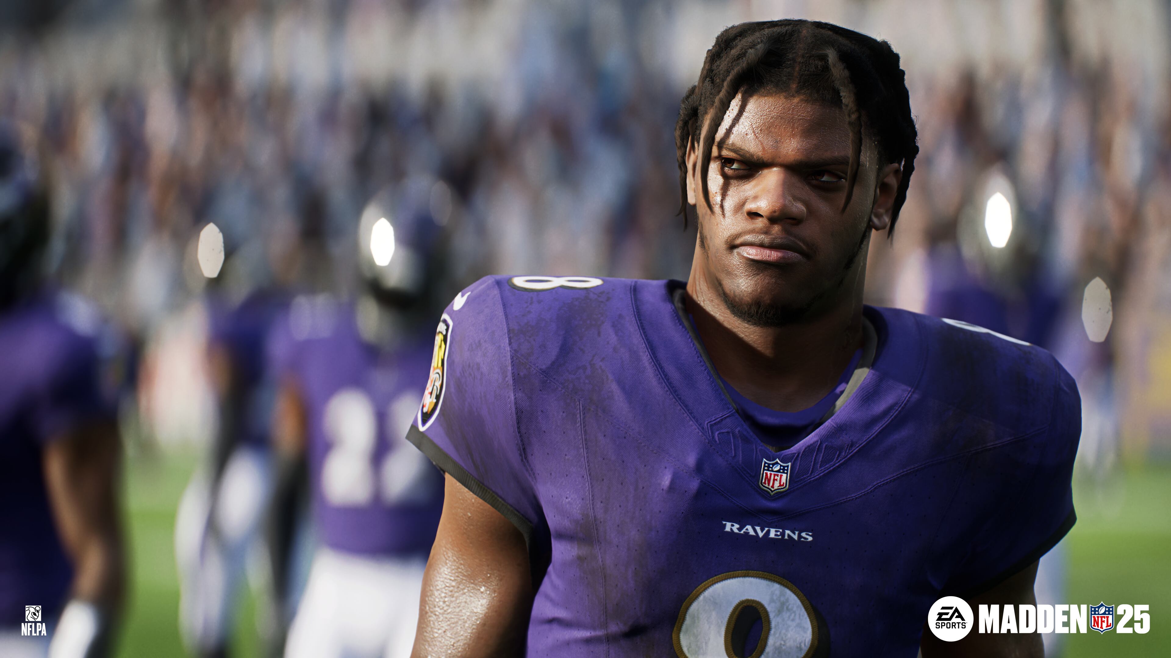 El espectacular Lamar Jackson aún no llega a la tierra prometida, pero seguirá tratando. Usted lo puede llevar allá, en Madden 25.