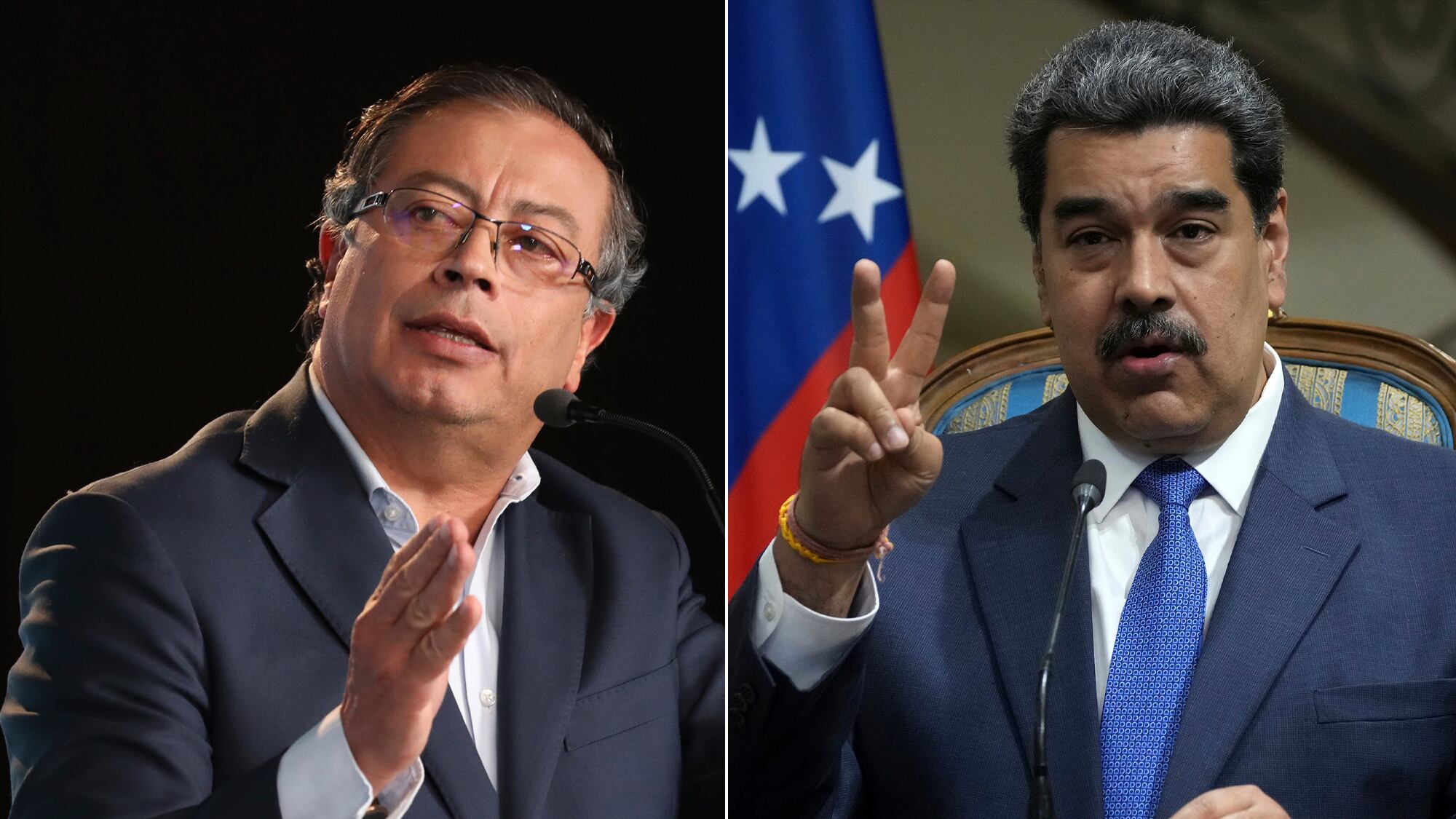 Gustavo Petro Nicolas Maduro