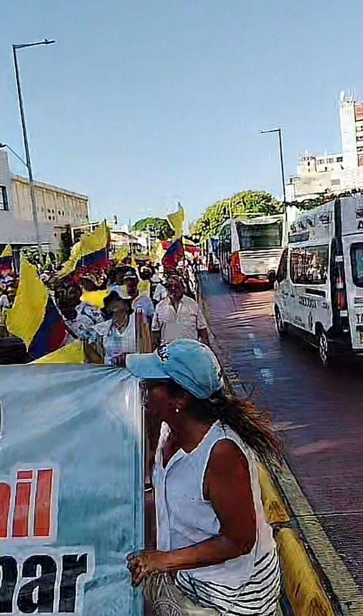 Marcha en Cartagena