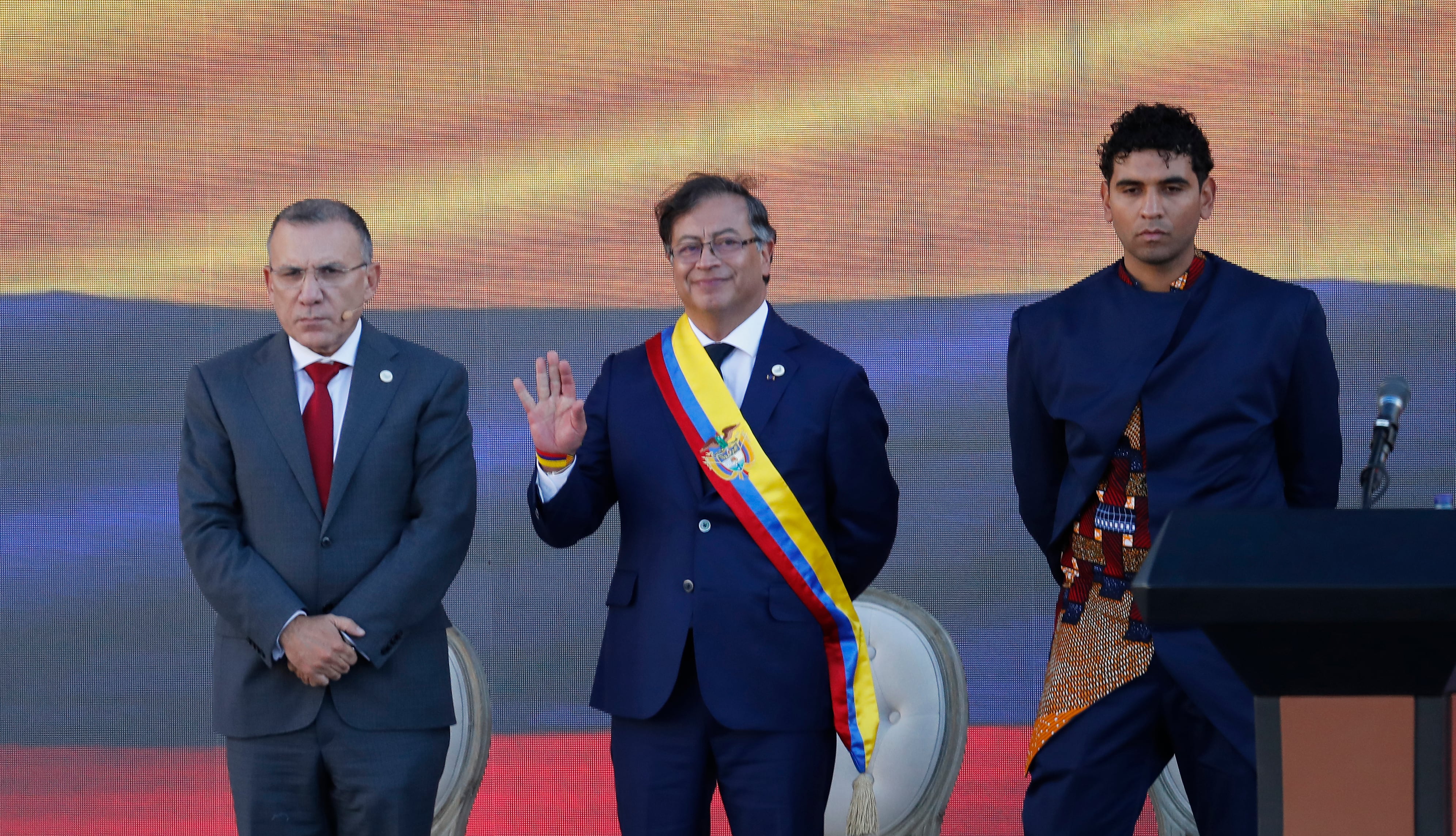 Discurso en la posesión Gustavo Petro presidente de Colombia 2022 / 2026
Bogota Plaza de Bolívar agosto7 del 2022
Foto Guillermo Torres Reina / Semana