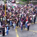 Marchas por el 8 de marzo en Bogotá