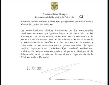 Directiva presidente Gustavo Petro