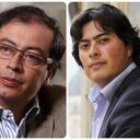 Gustavo Petro, Nicolás Petro y César Gaviria.