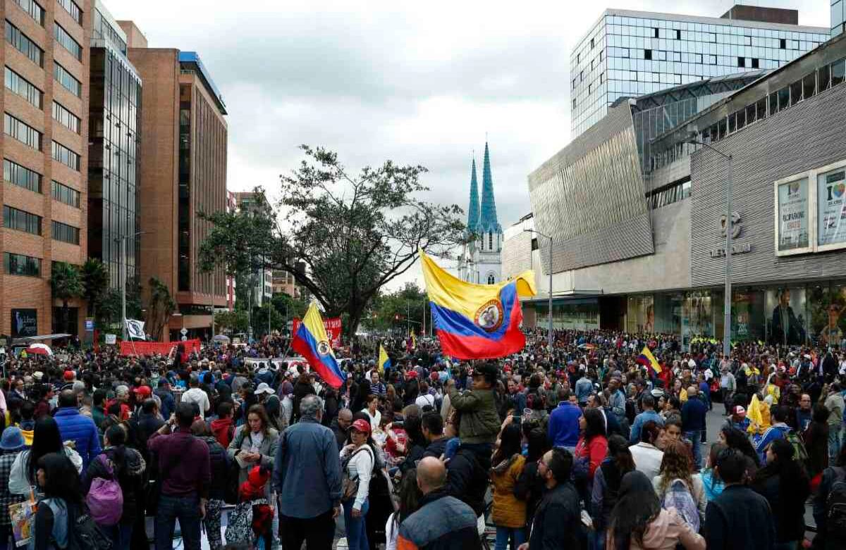 La marcha transcurrió sin mayores inconvenientes de orden público. Foto: Guillermo Torres / SEMANA
