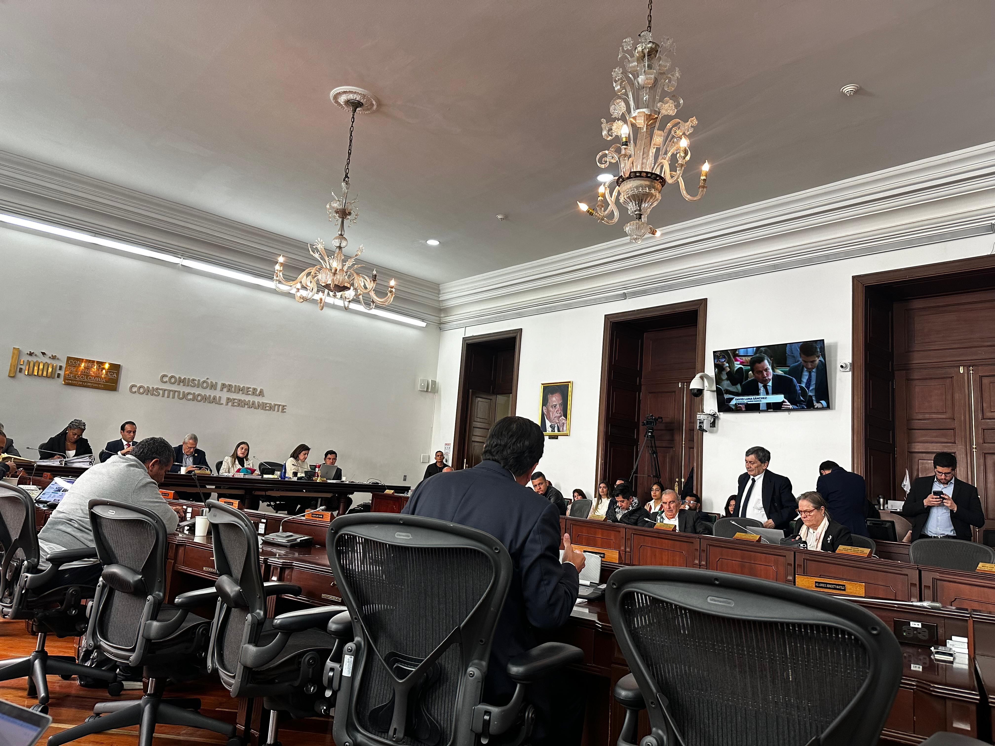 Comisión Primera Senado.