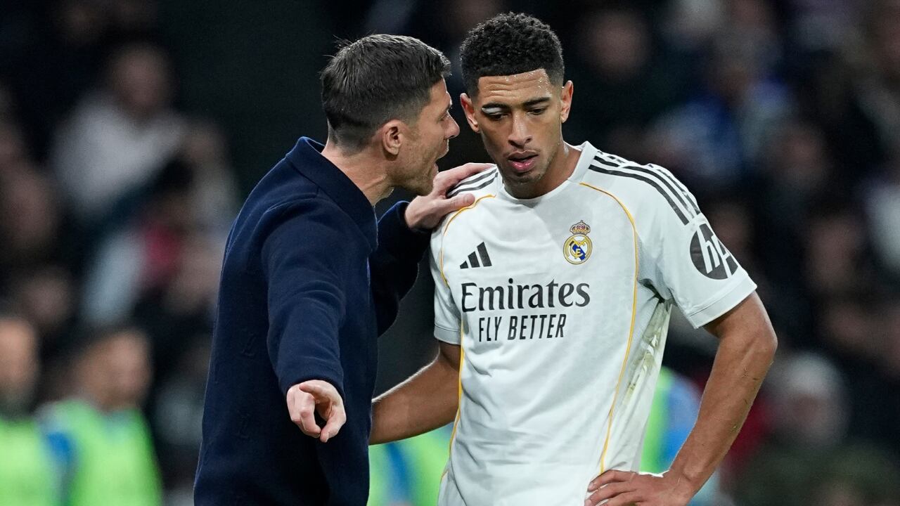 Xabi Alonso y Jude Bellingham, juntos en Real Madrid.