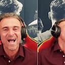 Luis Enrique en sus transmisiones de Twitch.