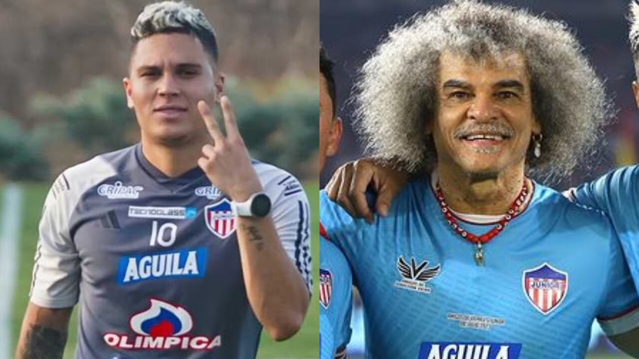 Juan Fernando Quintero y el Pibe Valderrama.