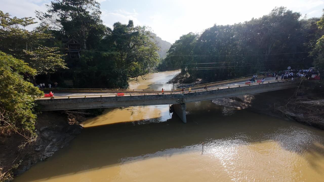 El puente Mendihuaca es una de las zonas afectadas por cuenta de la emergencia climática.