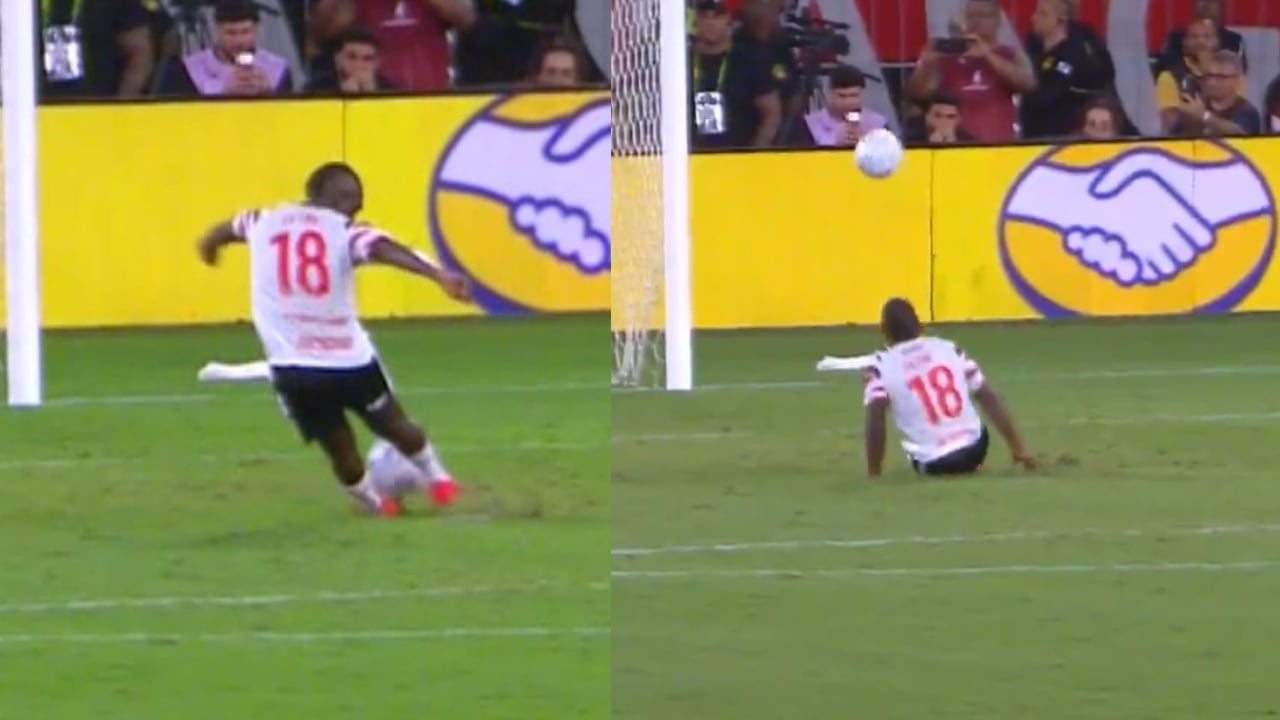 Momento del remate de Edwuin Cetré.