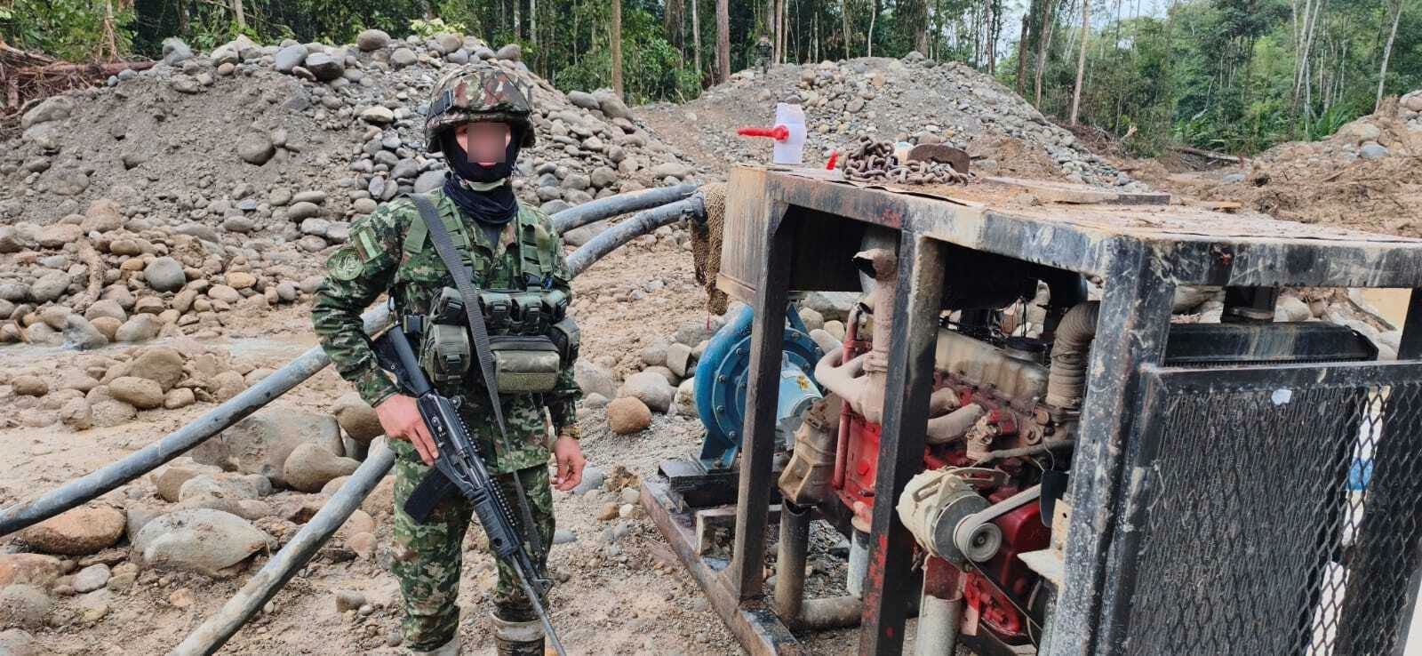 La Vigésima Séptima Brigada continuará desarrollando operaciones militares, coordinadas e interinstitucionales para combatir la explotación ilícita de yacimientos mineros, proteger los recursos naturales y debilitar las fuentes de financiación de los grupos armados organizados que delinquen en el departamento del Putumayo.