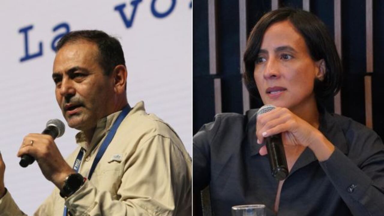 Juvenal Díaz y Susana Muhamad.