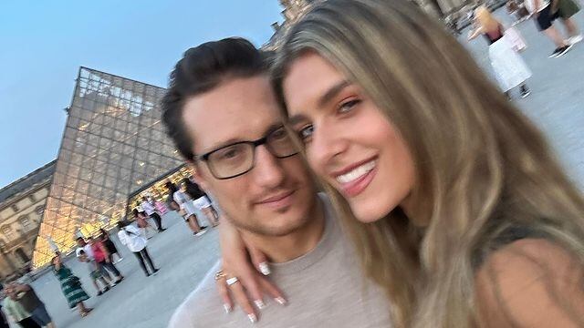 Laura Tobón y su esposo Álvaro Rodríguez están en París, pero les recuerdan a su hijo Lucca