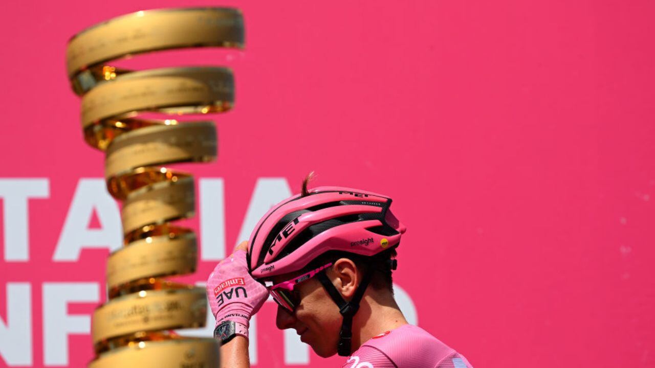 Imagen del trofeo del Giro de Italia.