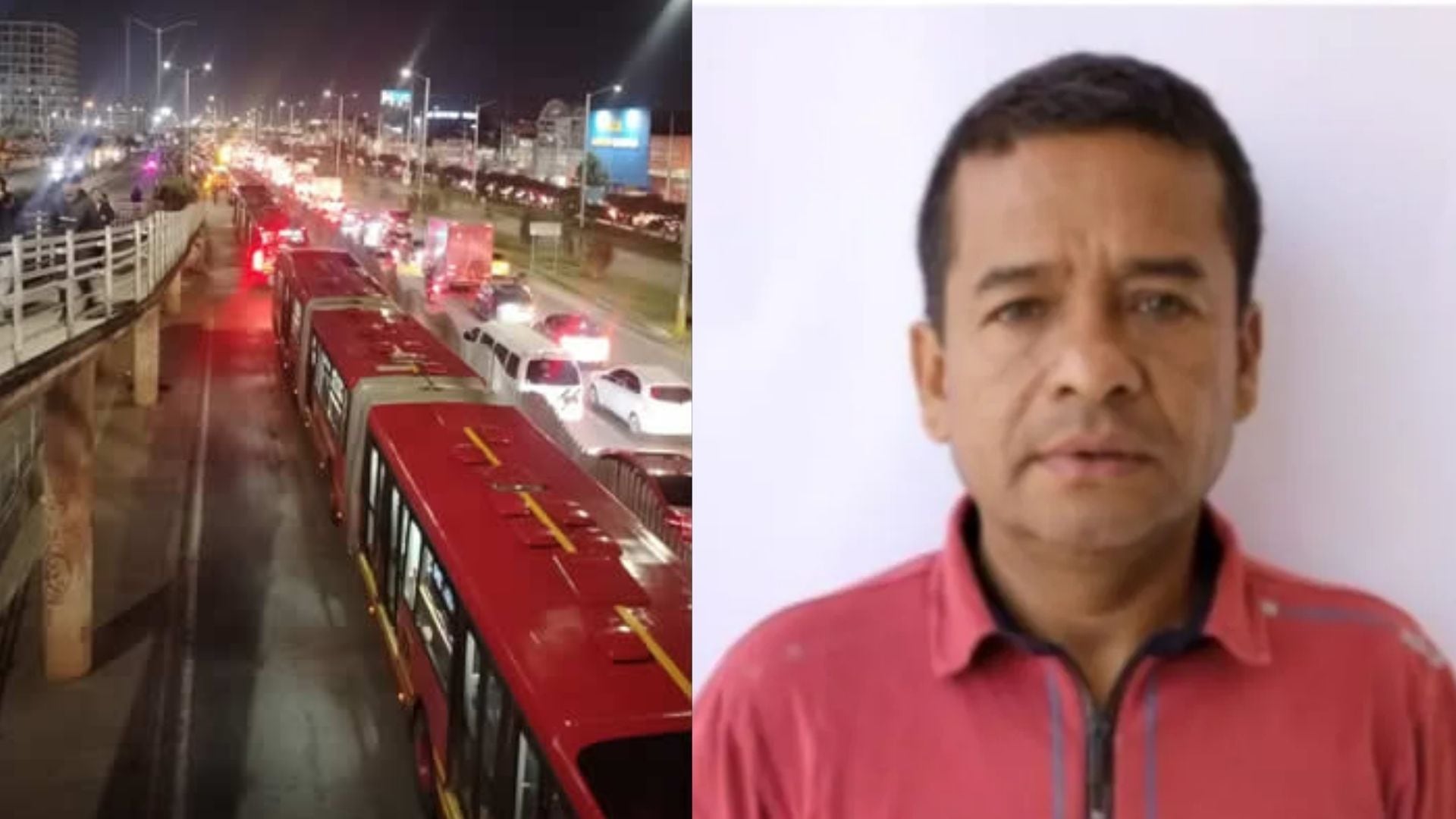Bloqueos en Transmilenio por asesinato de Agustín González.