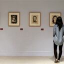 Retratos de la colección del pintor español Pablo Picasso expuestos en la muestra 'Picasso de Málaga, Picasso Absoluto', en el Centro de Arte de Incheon, Corea del Sur.