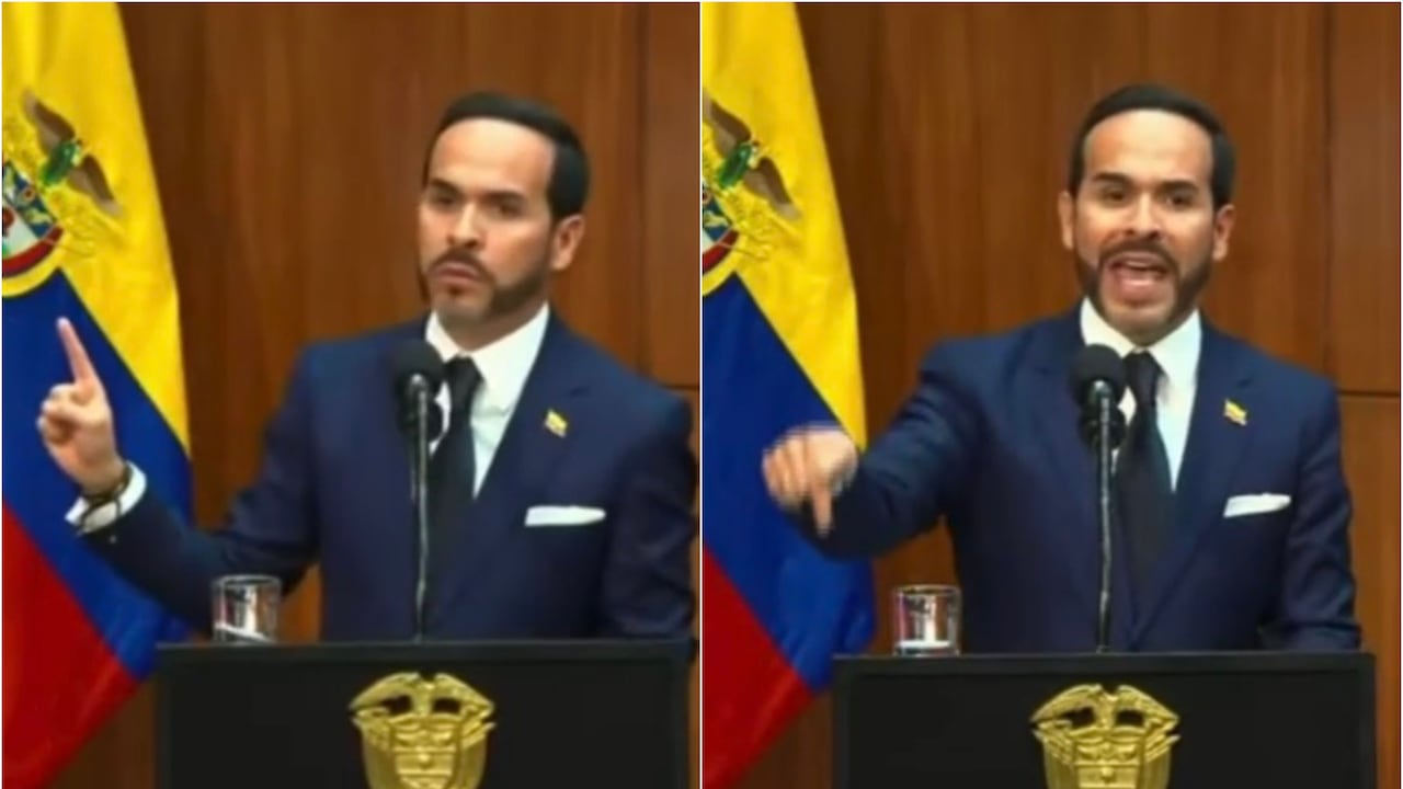 Presidente Abelardo De La Espriella dio fuerte discurso.