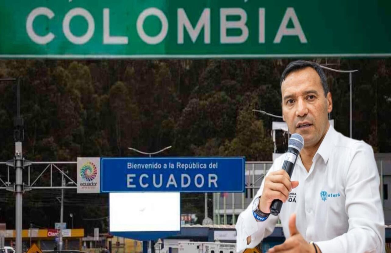 El ministro de Defensa, Pedro Sánchez, explicó el plan conjunto con Ecuador para la seguridad en la frontera.