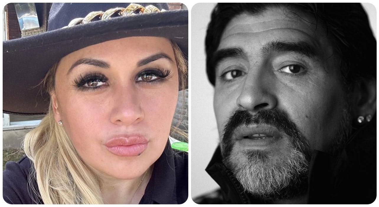 Veronica Ojeda y Diego Maradona
