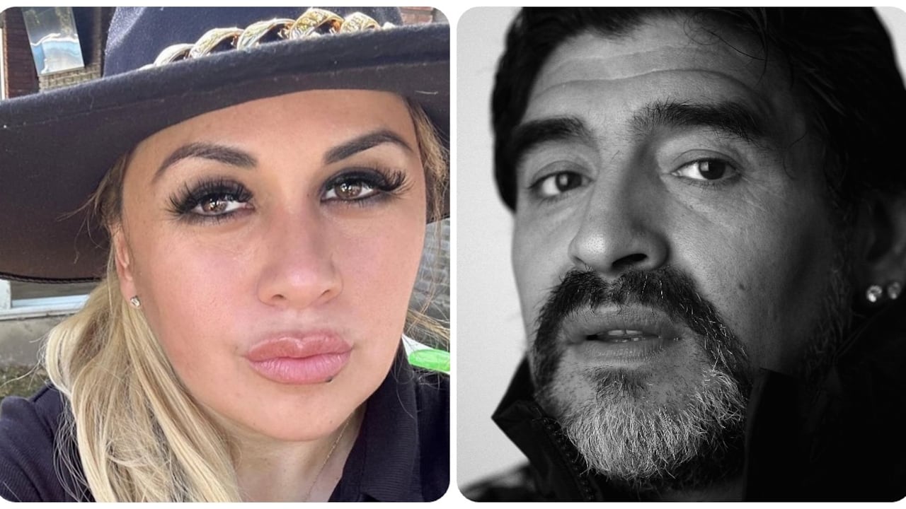 Veronica Ojeda y Diego Maradona