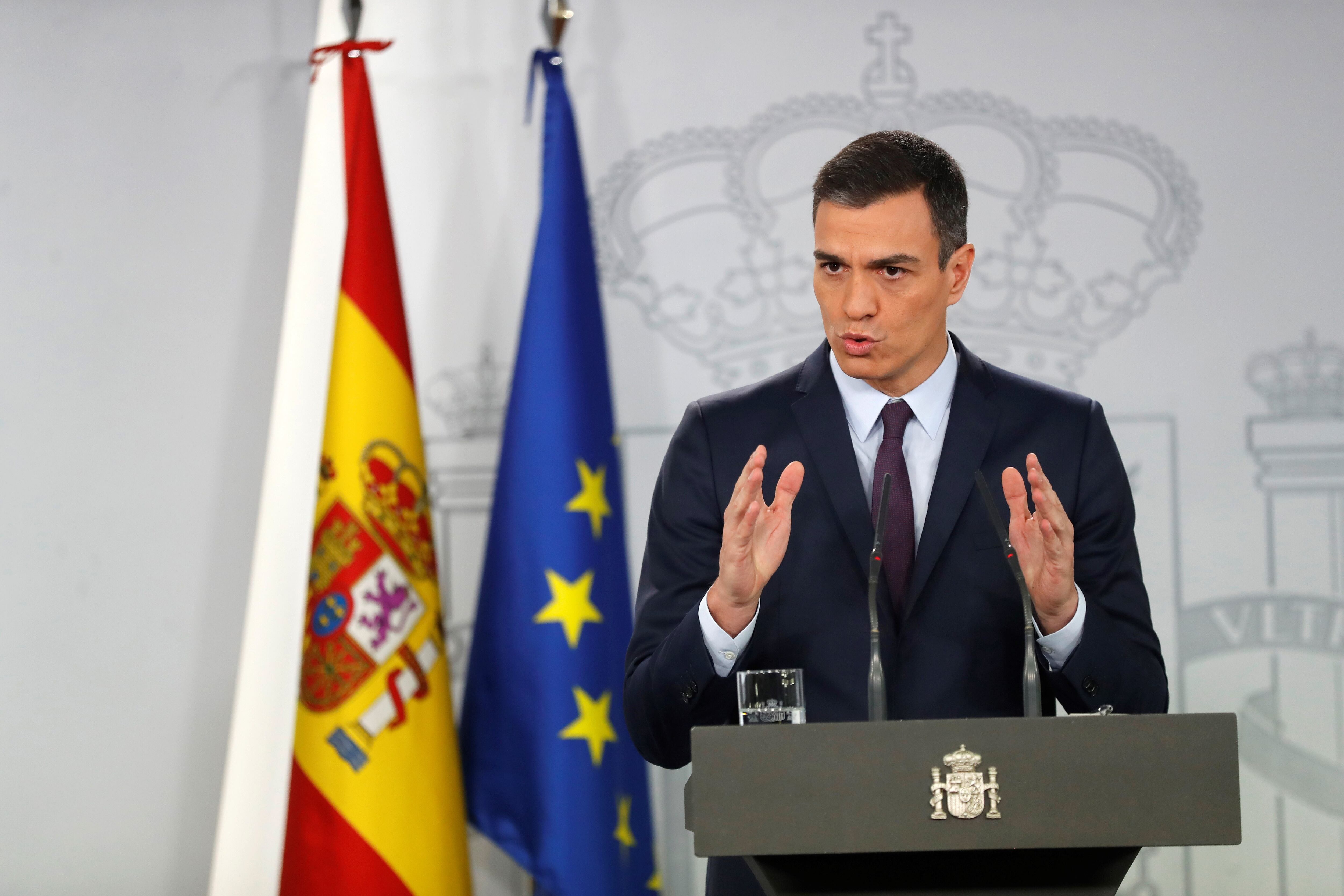 Pedro Sánchez, presidente de Gobierno de España.