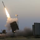 Una de las nueve baterías antimisiles del sistema "Cúpula de hierro".