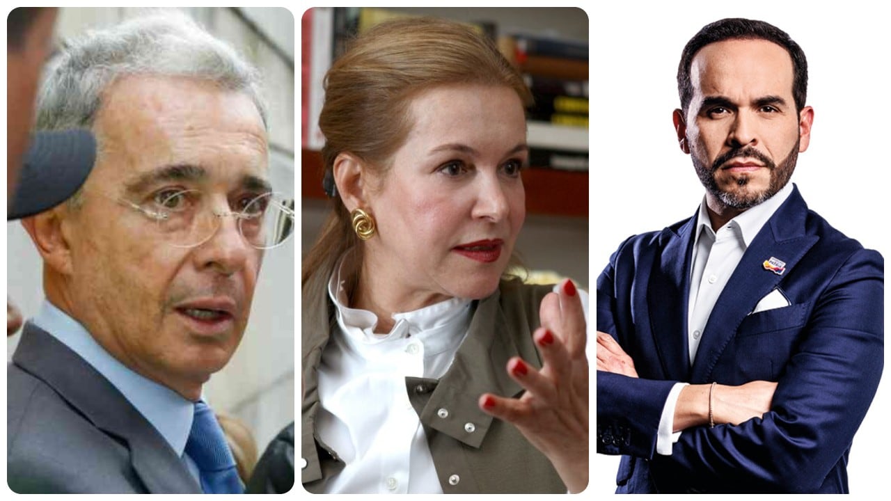 Álvaro Uribe, Noemí Sanín y Abelardo De La Espriella.