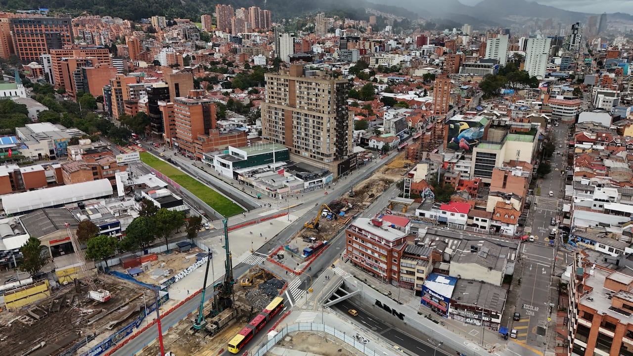 Metro de Bogotá intercambiador vial Calle 72 avenida Caracas