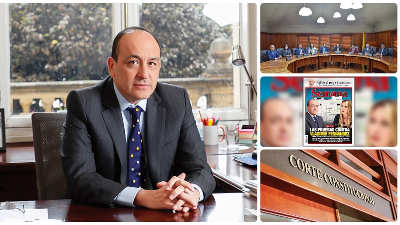 Vladimir Fernández fue elegido por el Senado como magistrado de la Corte Constitucional en 2023.