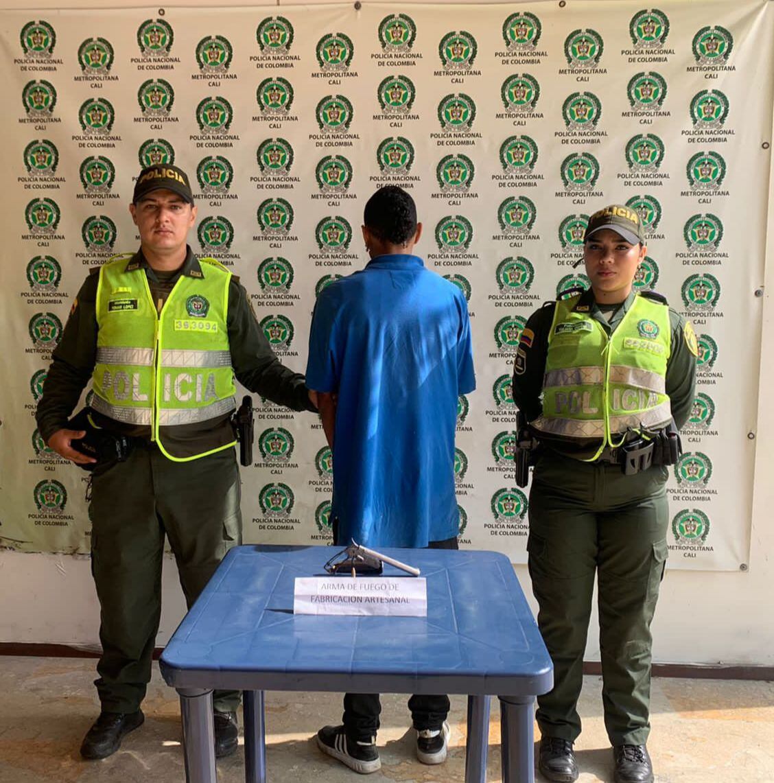 Capturado por porte ilegal de armas de fuego